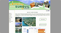 Desktop Screenshot of campingeurovil.it