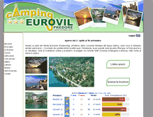 Tablet Screenshot of campingeurovil.it